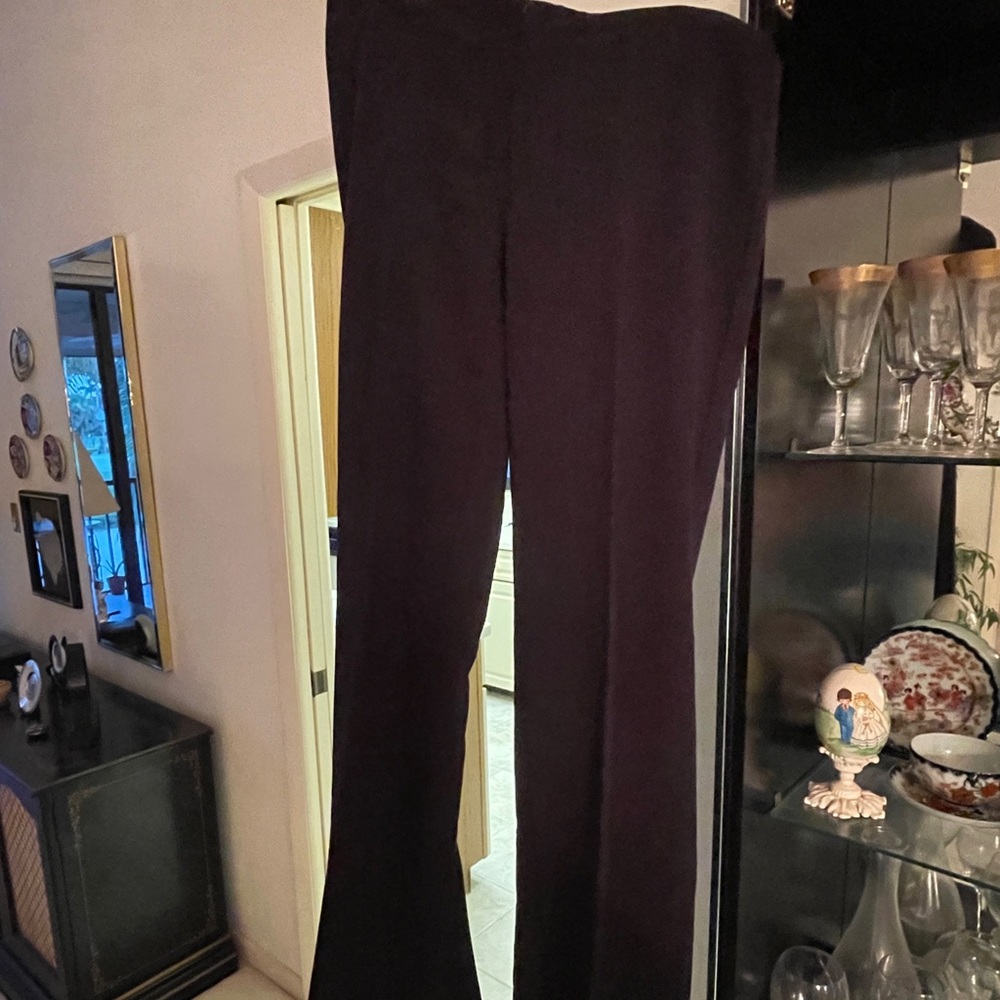 White House Black Market Flare Side Zip Pants